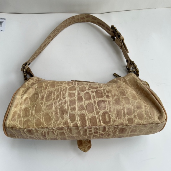 Y2K Authentic Arcadia Genuine Leather Shoulder/Hobo Bag made in Italy - Picture 3 of 8